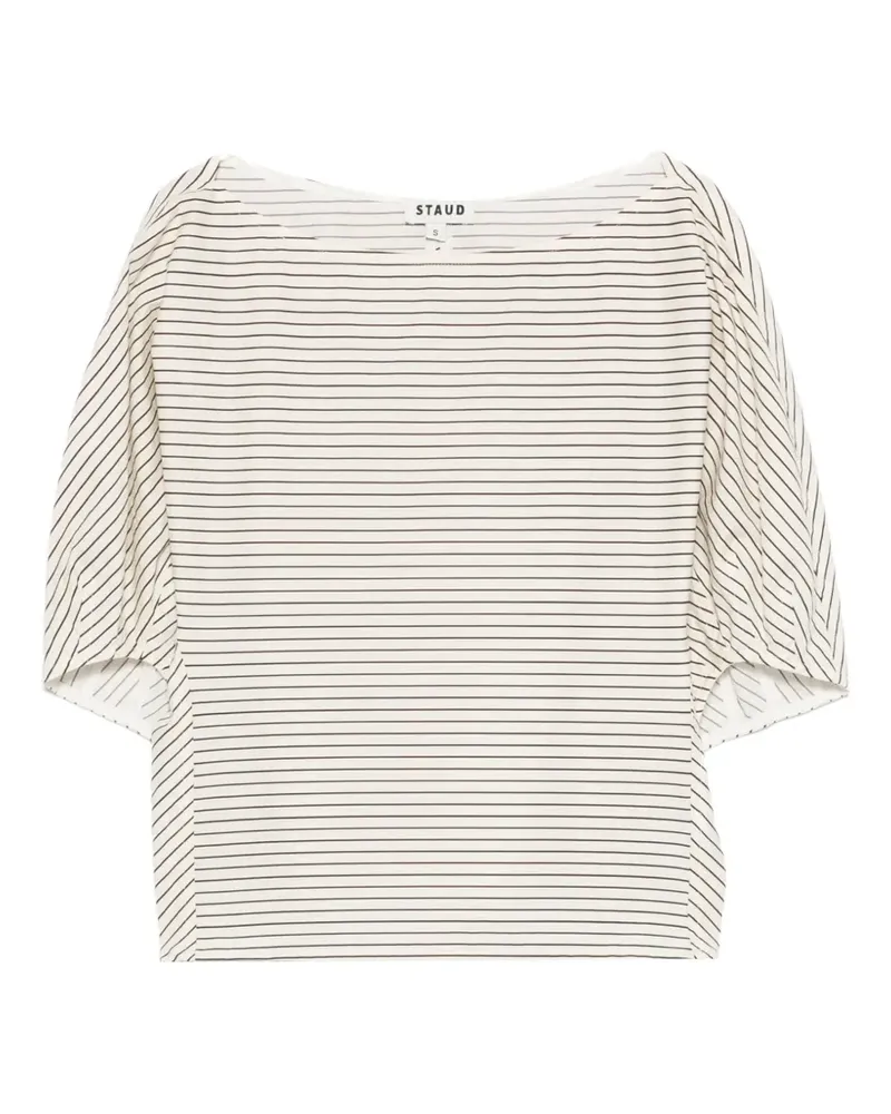 STAUD Gestreiftes Didi Oberteil - Nude Nude