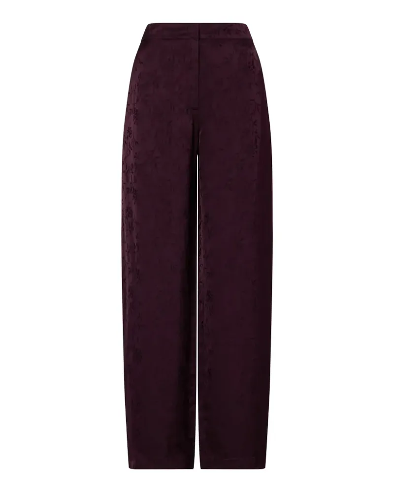 Liu Jo balloon trousers in jacquard satin - Violett Violett
