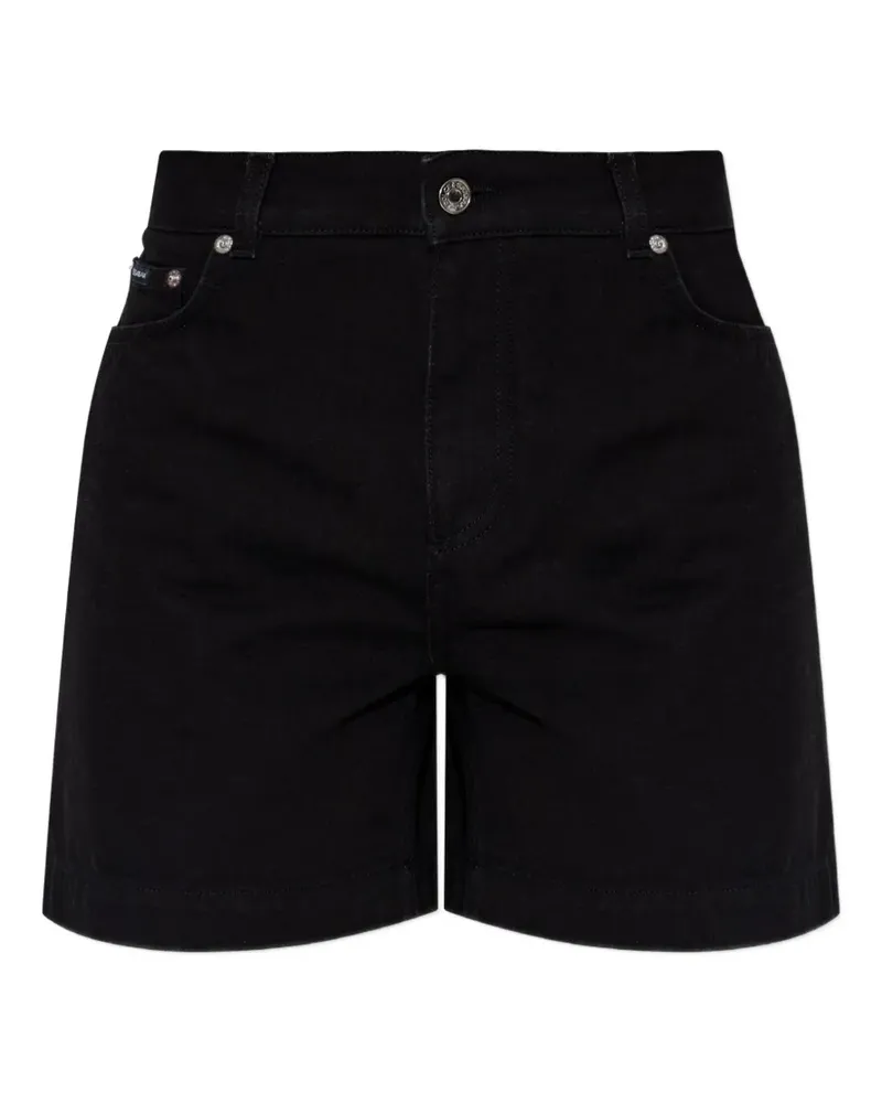 Dolce & Gabbana logo-plaque shorts - Schwarz Schwarz