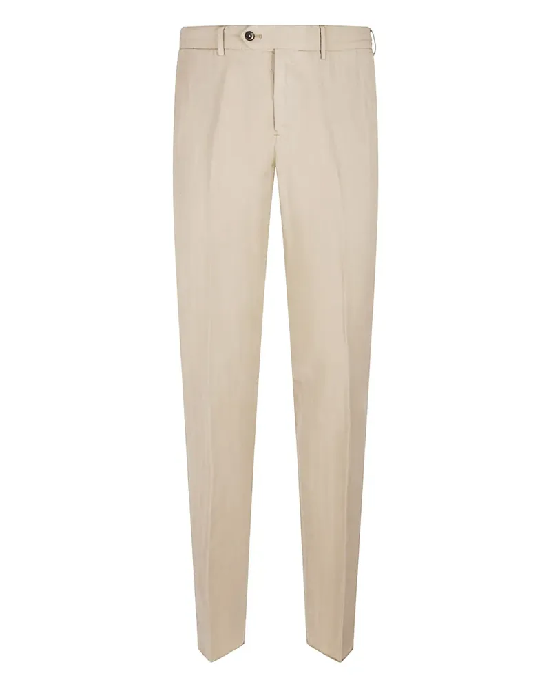 PT TORINO buttoned straight-leg trousers - Nude Nude