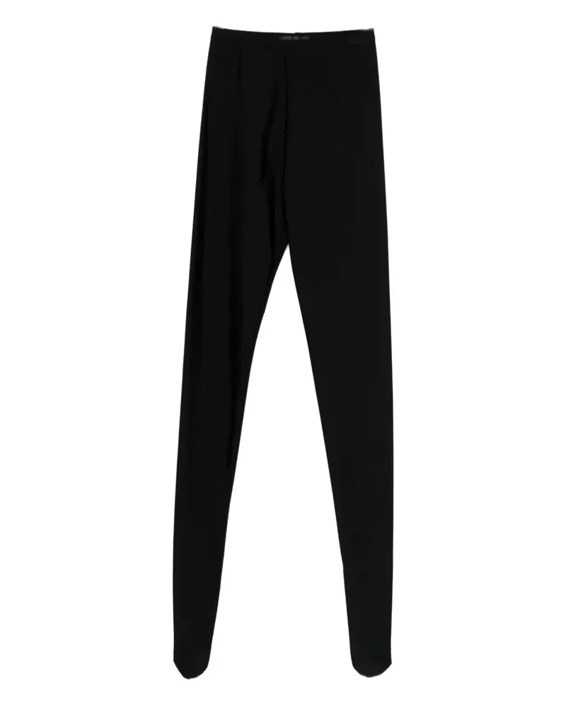 David Koma Leggings mit hohem Bund - Schwarz Schwarz