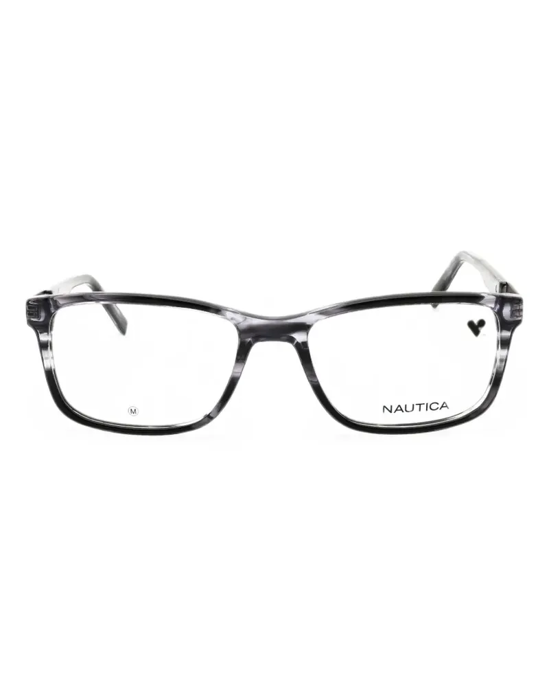Nautica rectangle-frame glasses - Grau Grau