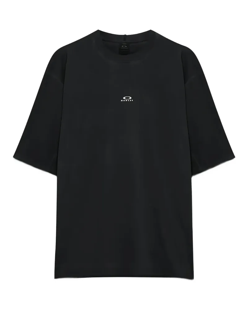 Oakley crew-neck graphic T-shirt - Schwarz Schwarz