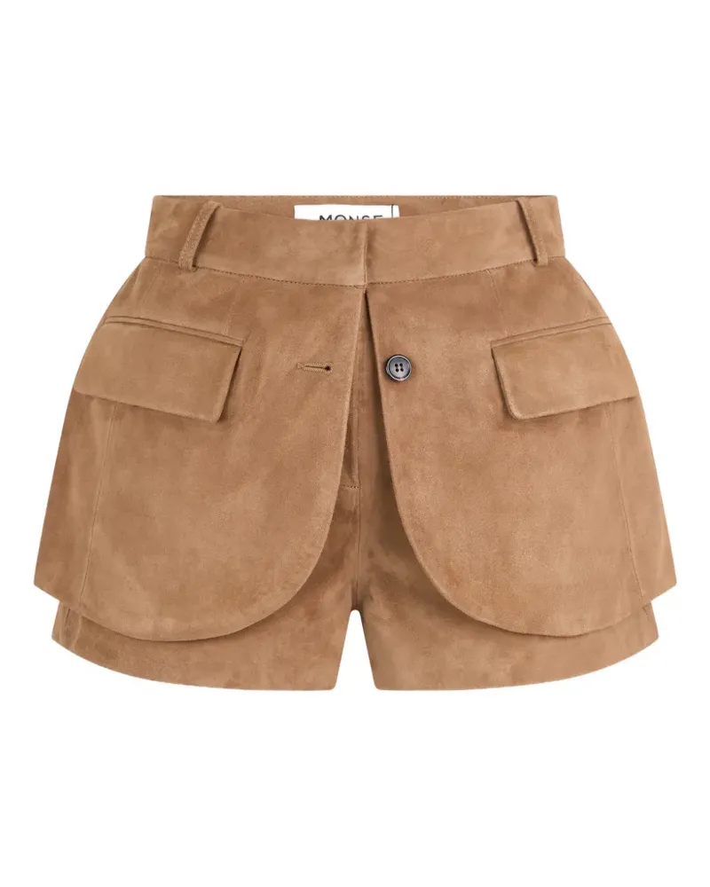 Monse Shorts mit Saum - Braun Braun