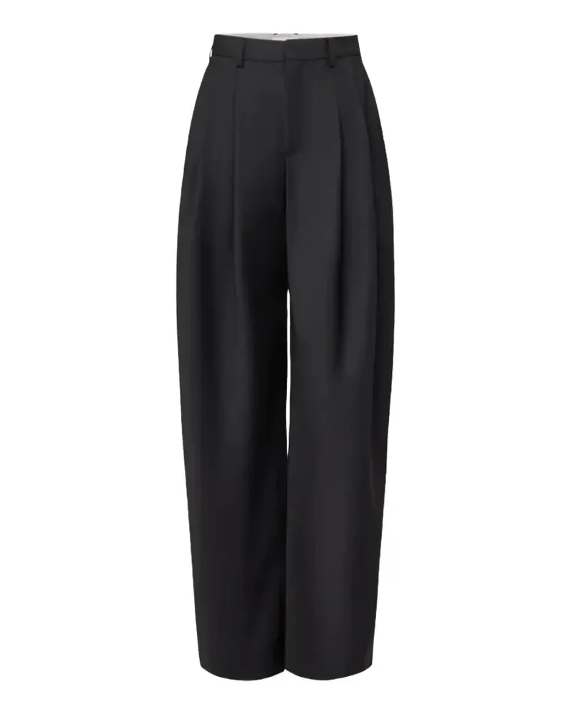Drykorn Elicit pleated wide-leg trousers - Schwarz Schwarz