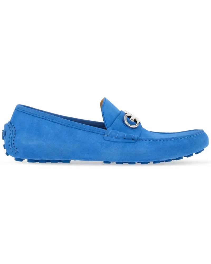 Ferragamo Loafer mit Gancini-Spange - Blau Blau