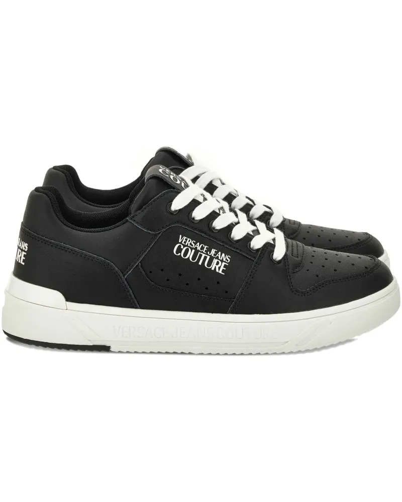Versace Jeans Sneakers mit Logo - Schwarz Schwarz