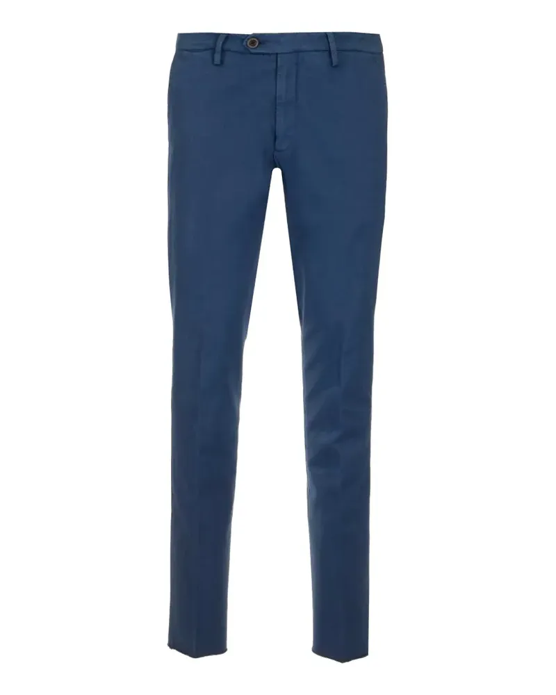 Al Duca D’Aosta 1902 Straight-Leg-Hose aus Baumwolldrill - Blau Blau