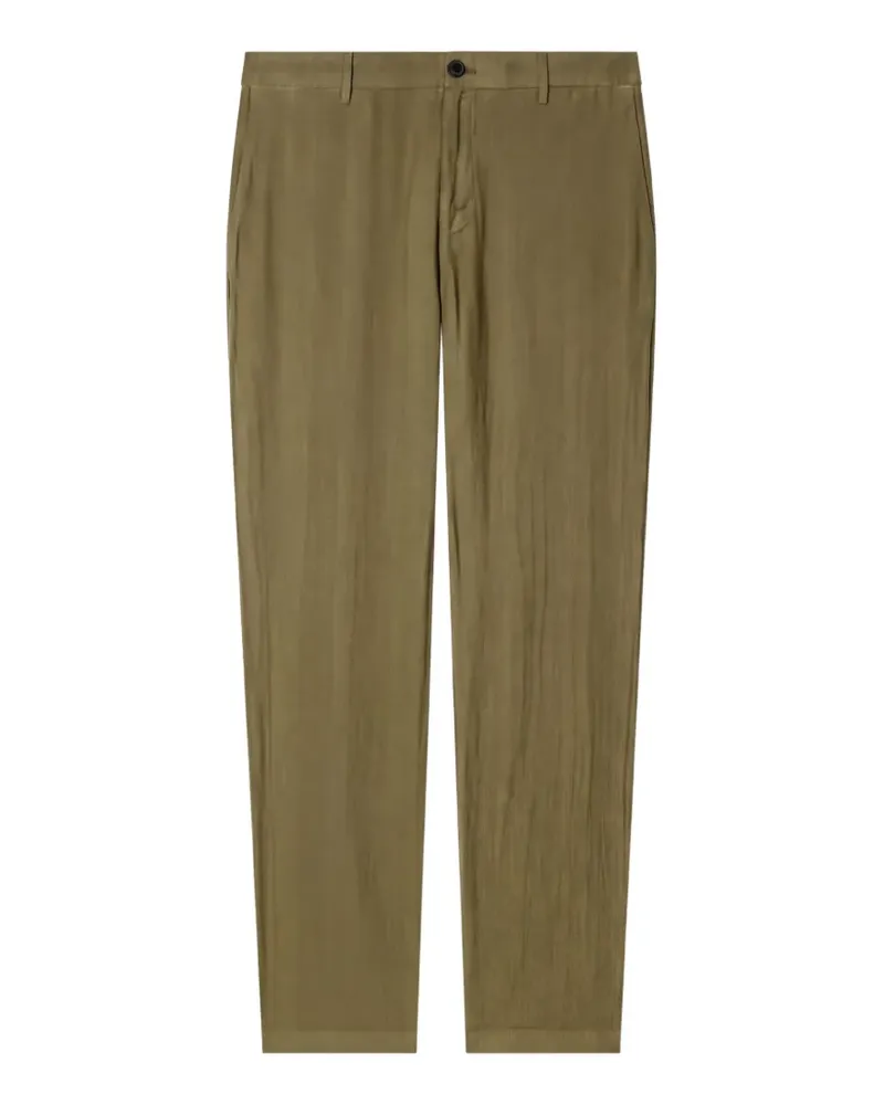 Paul Smith Hose aus Baumwollleinen in Khakigrün Grün
