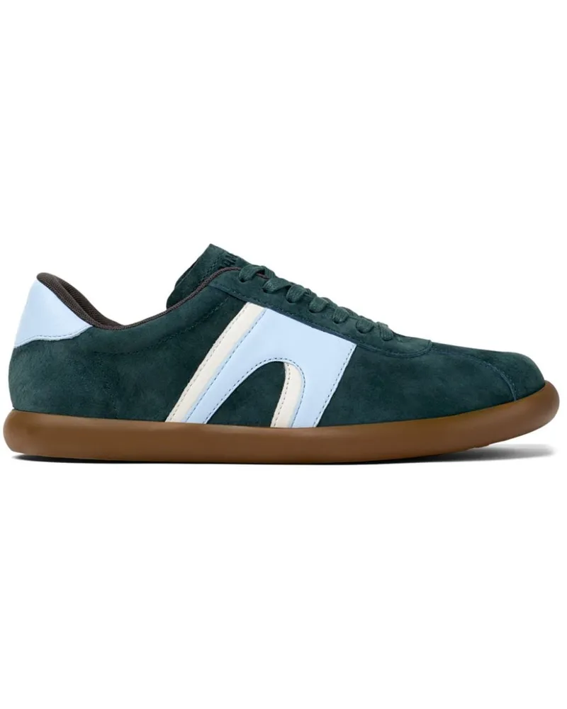 Camper Pelotas Soller Nubukleder-Sneakers mit runder Kappe - Grün Grün