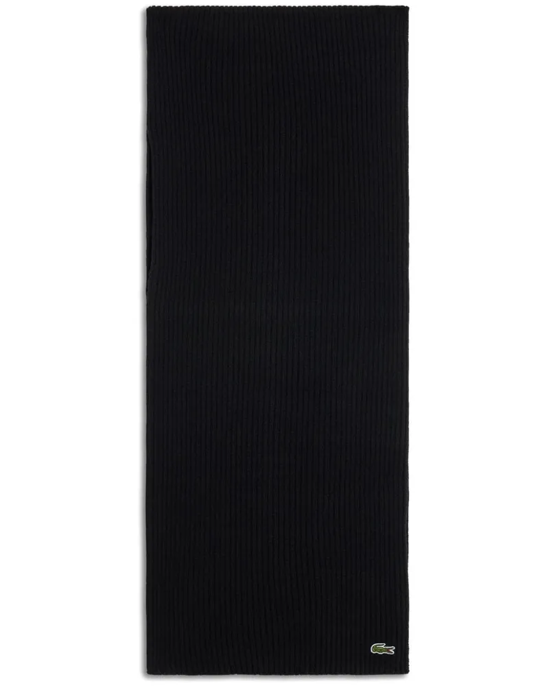 Lacoste Schal mit Logo - Schwarz Schwarz