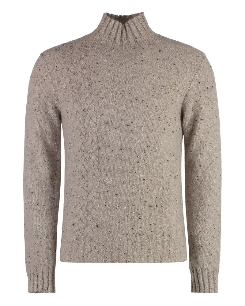Malo Klassischer Kaschmirpullover - Nude Nude