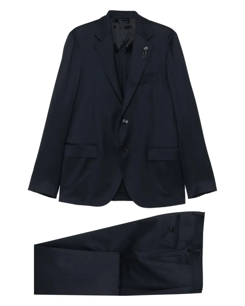 LARDINI Einreihiger Anzug - Blau Blau