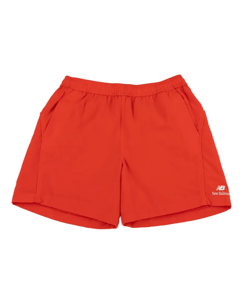 New Balance Gewebte Lauf-Shorts - Rot Rot