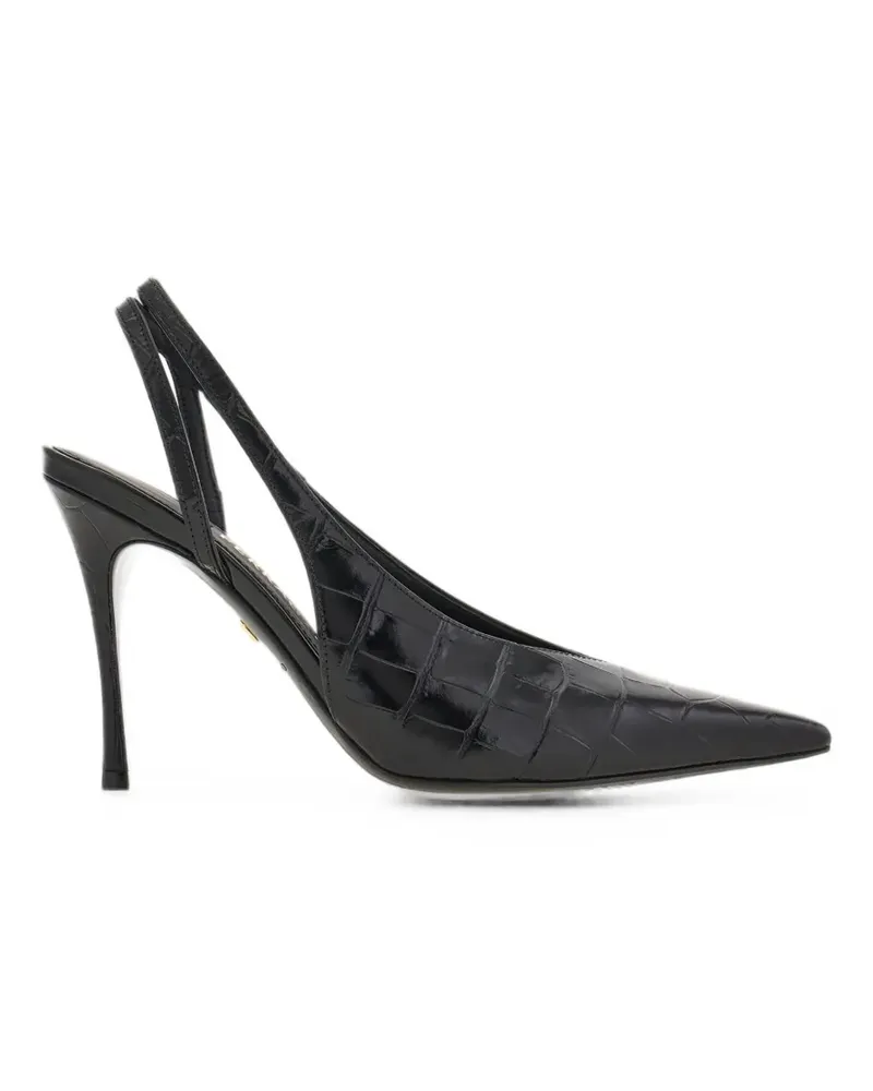 Ferragamo stiletto slingback - Schwarz Schwarz