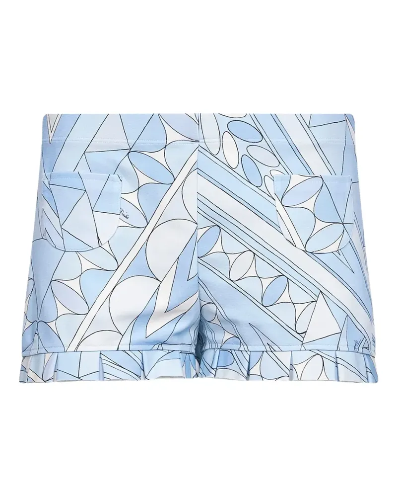 Emilio Pucci Manuba-print shorts - Blau Blau