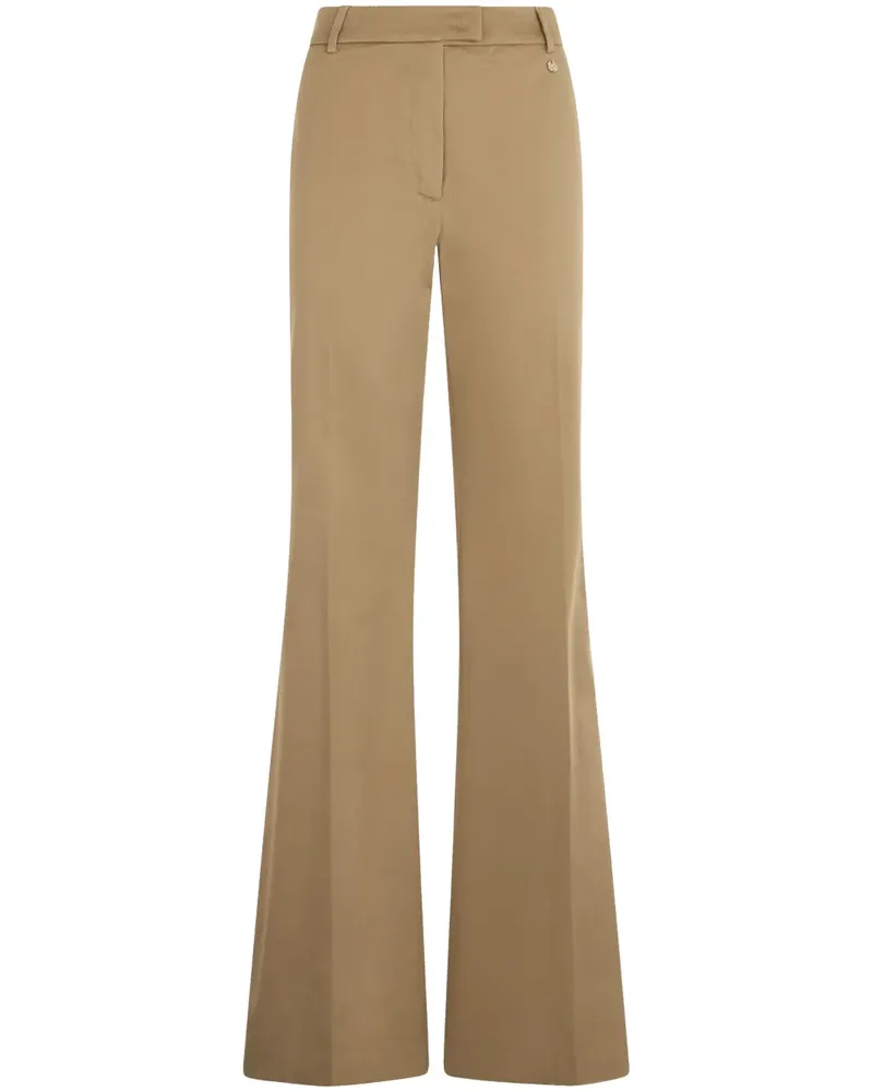 Liu Jo Ausgestellte High-Waist-Hose - Nude Nude