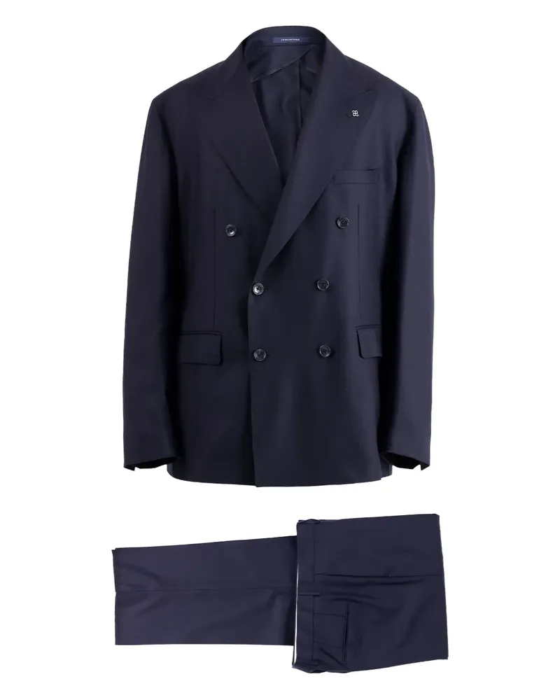 Tagliatore Doppelreihiger Anzug - Blau Blau