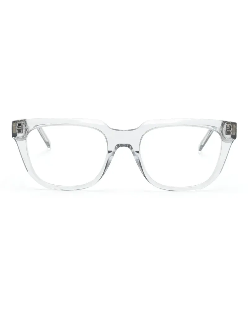 Givenchy Transparente Brille mit eckigem Gestell - Nude Nude