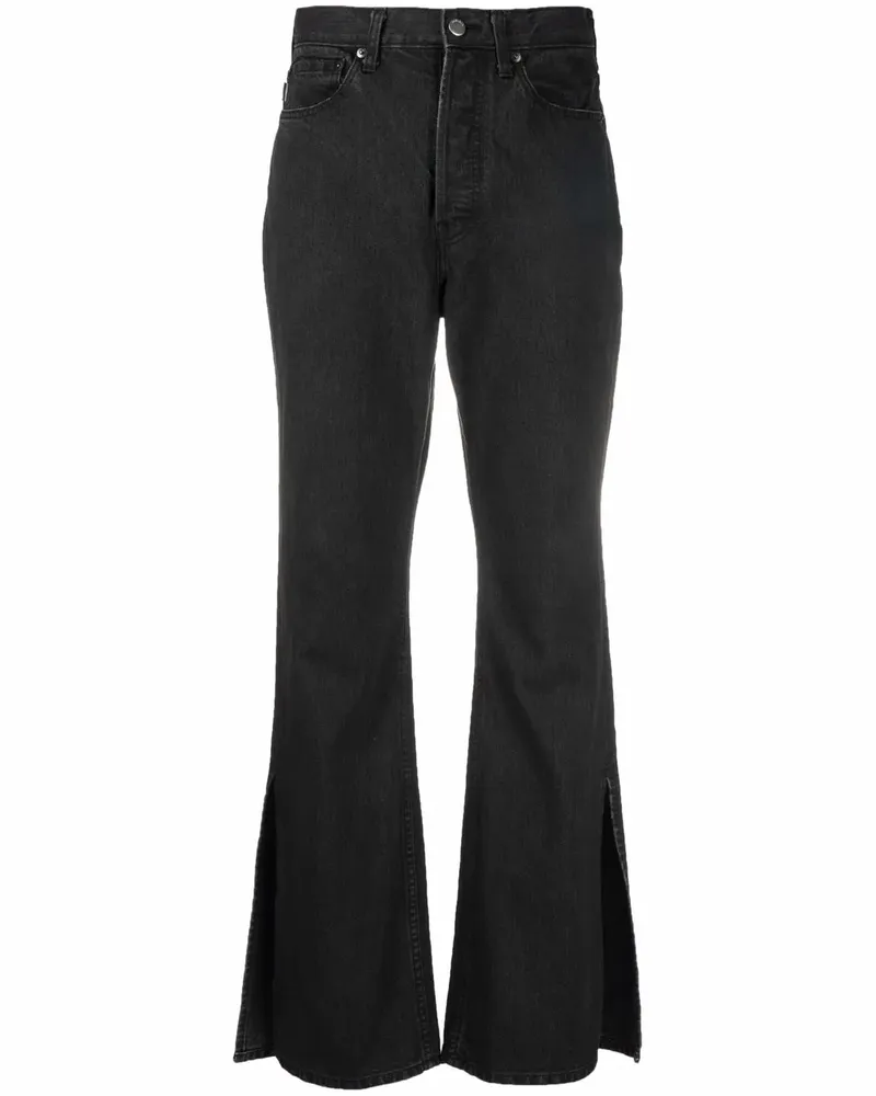 AMBUSH Halbhohe Bootcut-Jeans - Schwarz Schwarz