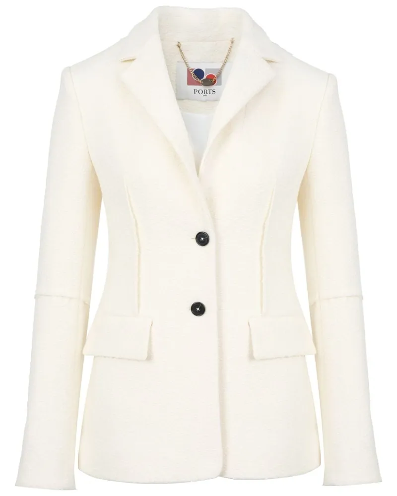 Ports 1961 Einreihiges Sakko - Weiß Weiß