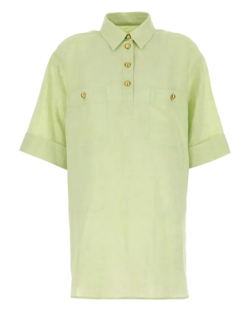 Valentino Garavani Hemd aus Leinen - Grün Grün
