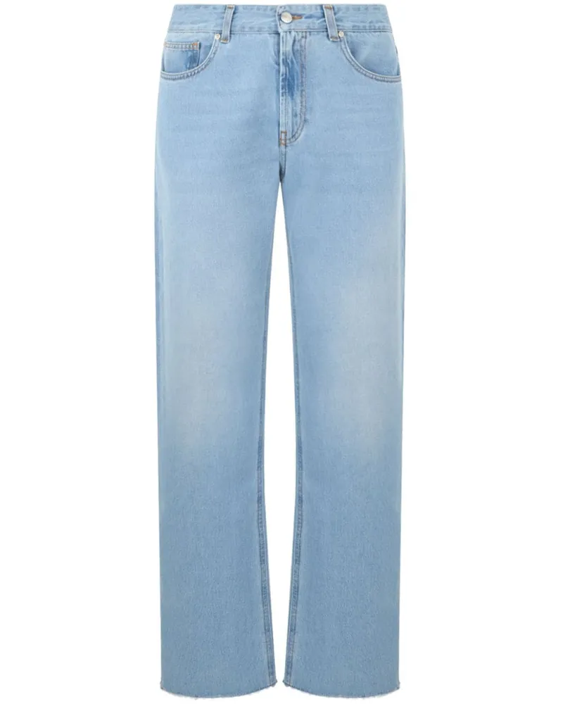 GCDS Wirdo Straight-Leg-Jeans - Blau Blau
