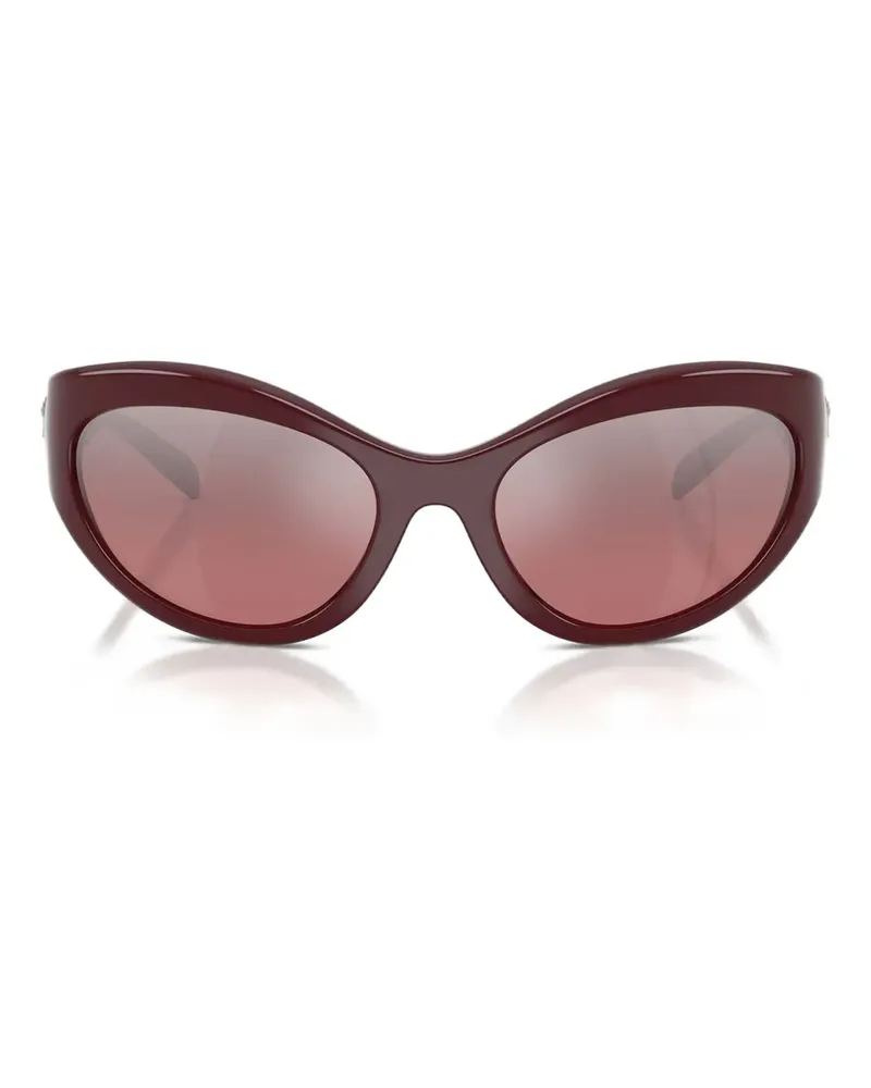 Versace Sonnenbrille mit Medusa - Rot Rot
