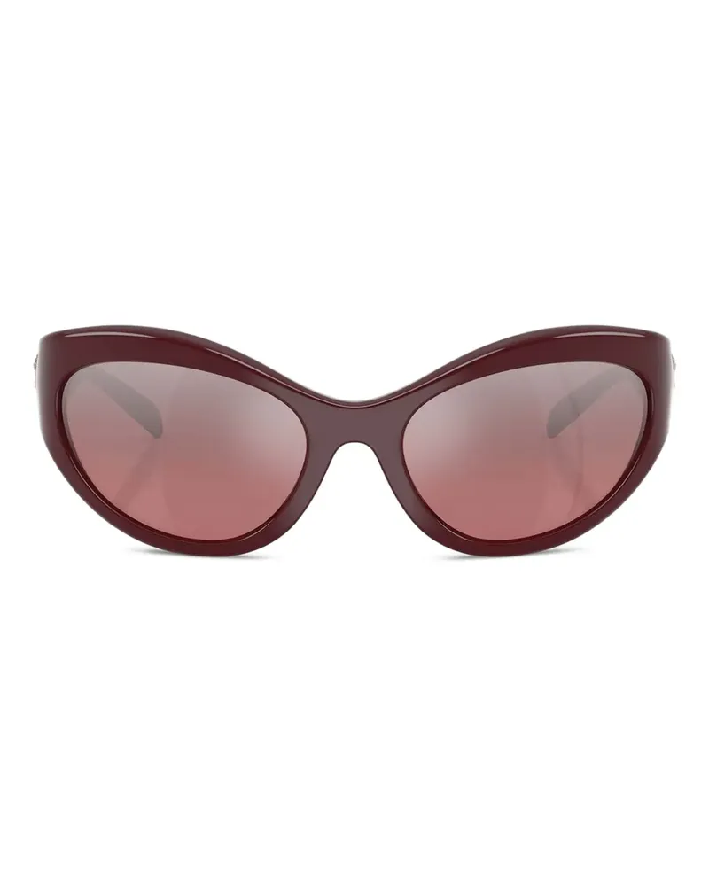 Versace Sonnenbrille mit Medusa - Rot Rot