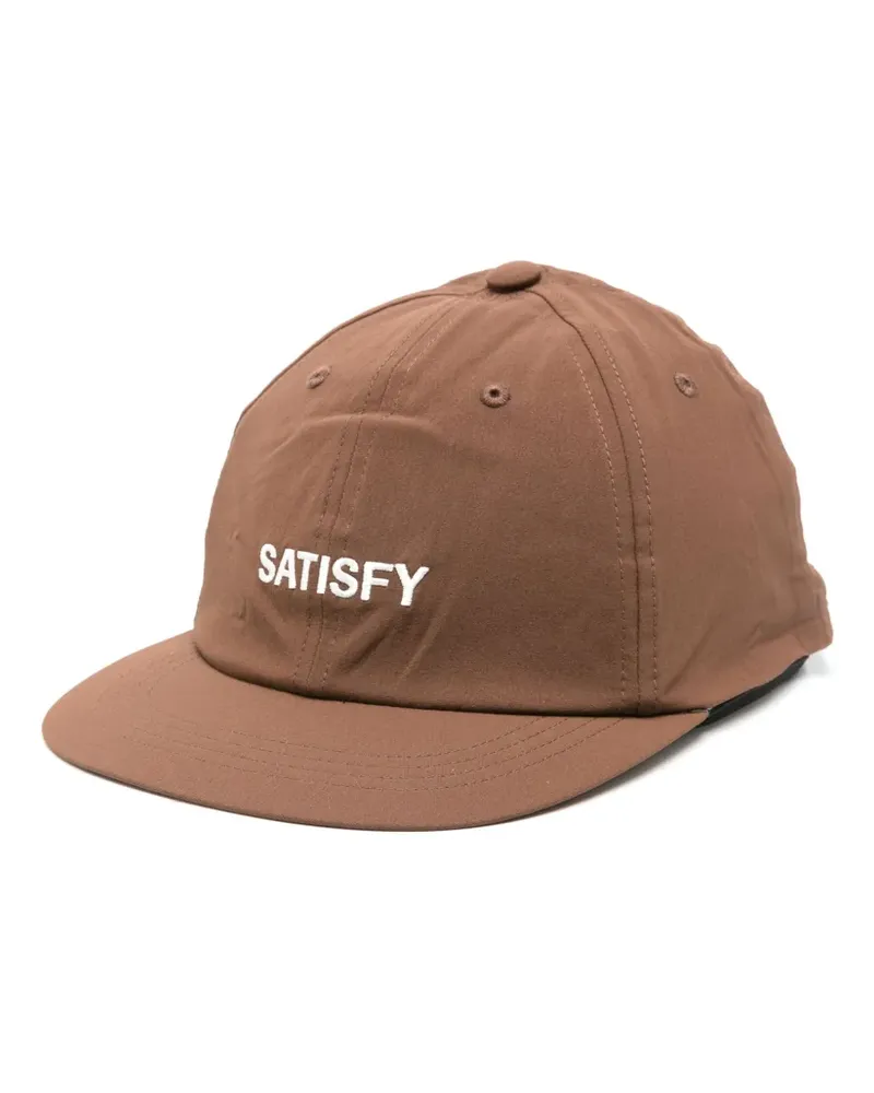 Satisfy Baseballkappe mit Logo-Stickerei - Braun Braun