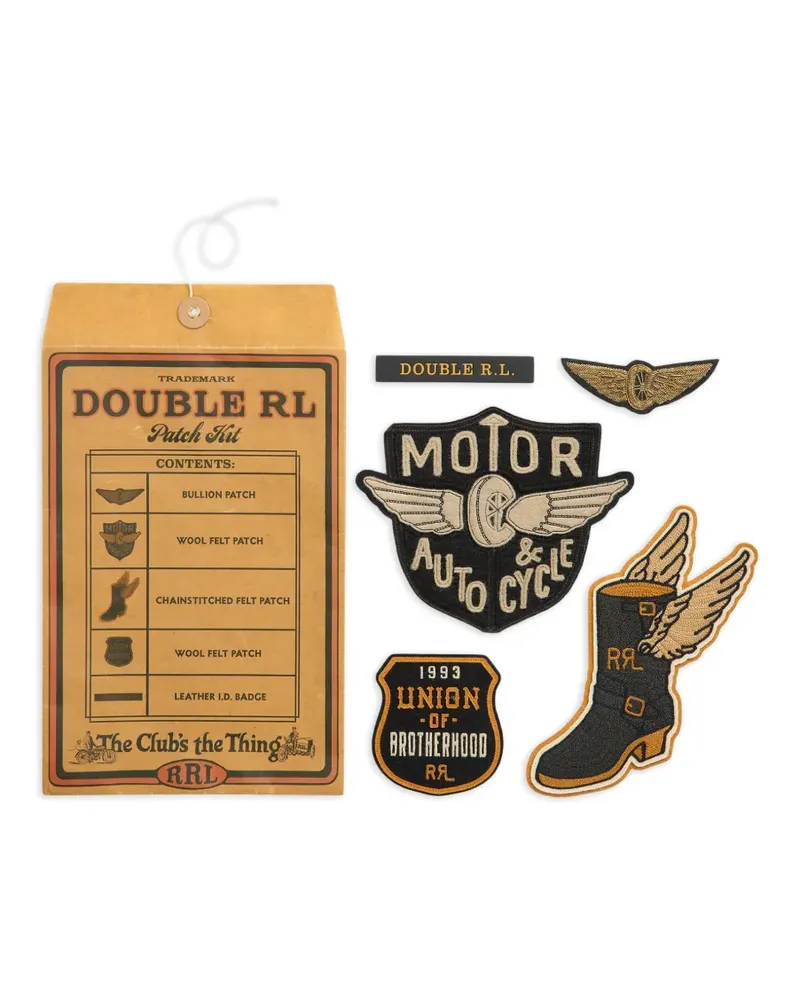 Ralph Lauren 6-teiliges Patch-Set - Schwarz Schwarz