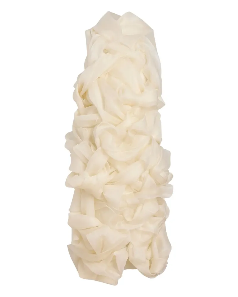 KHAITE Gerüschtes Welles Kleid - Nude Nude
