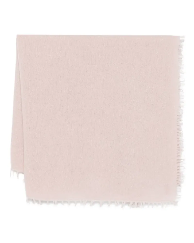 Liska Kaschmirschal mit ausgefransten Kanten - Rosa Rosa