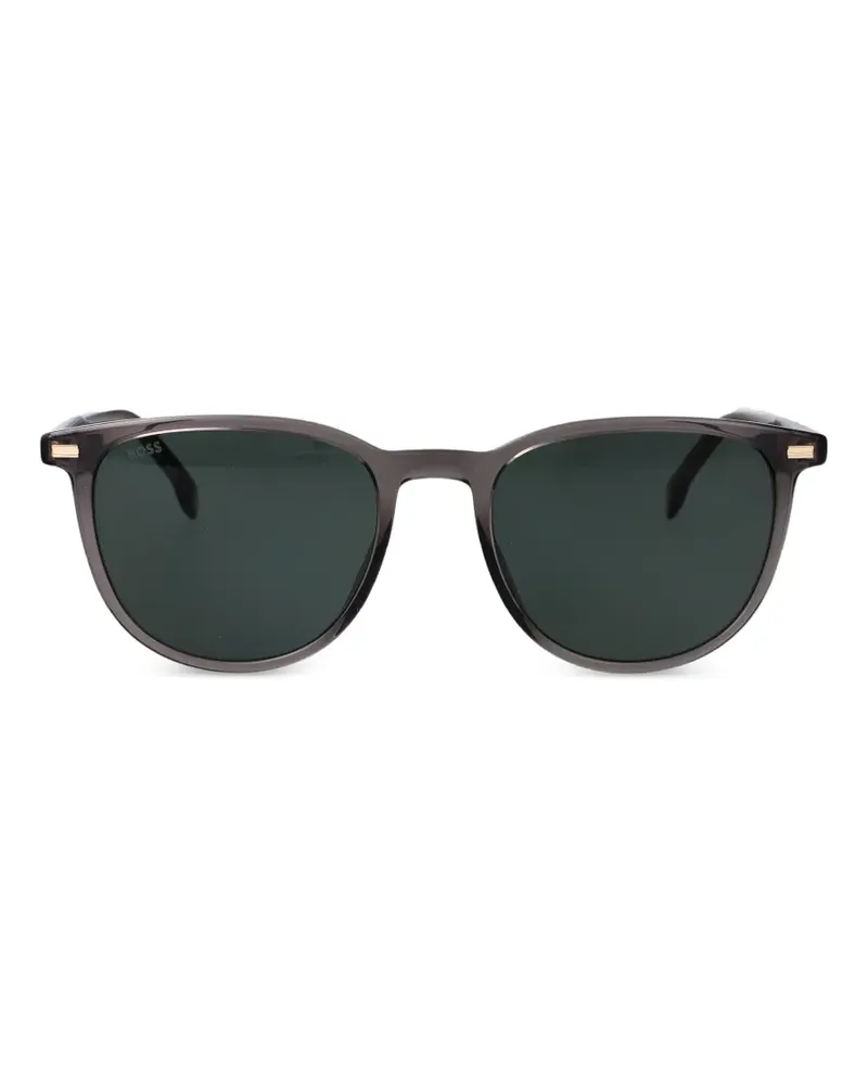HUGO BOSS oval-frame sunglasses - Grau Grau
