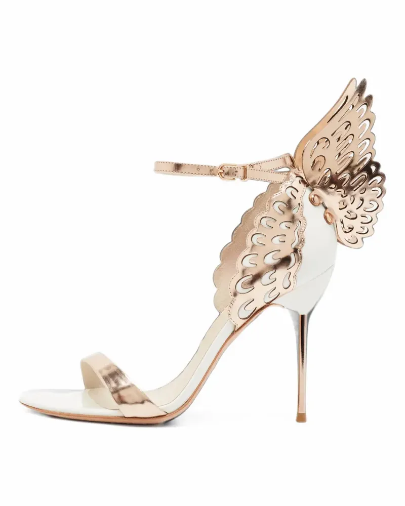 Sophia Webster Chiara Sandalen mit Flügeldetail - Weiß Weiß