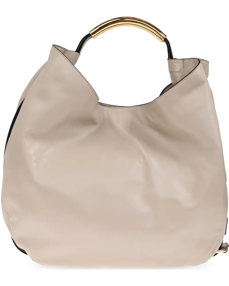 Moschino Handtasche aus Leder - Nude Nude