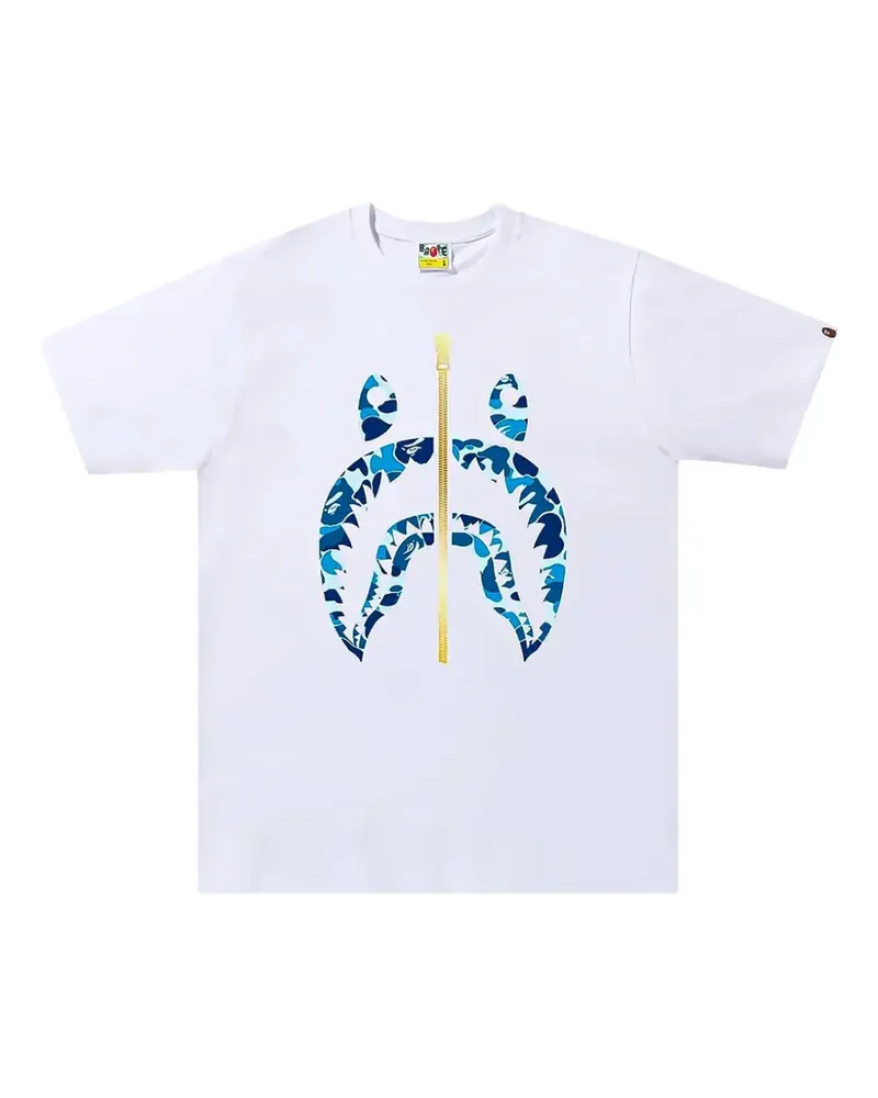 BAPE ABC Camo Shark T-Shirt - Weiß Weiß