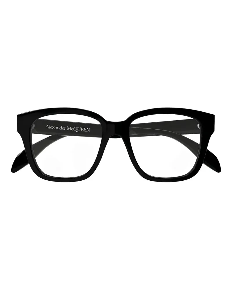 Alexander McQueen square-frame glasses - Schwarz Schwarz