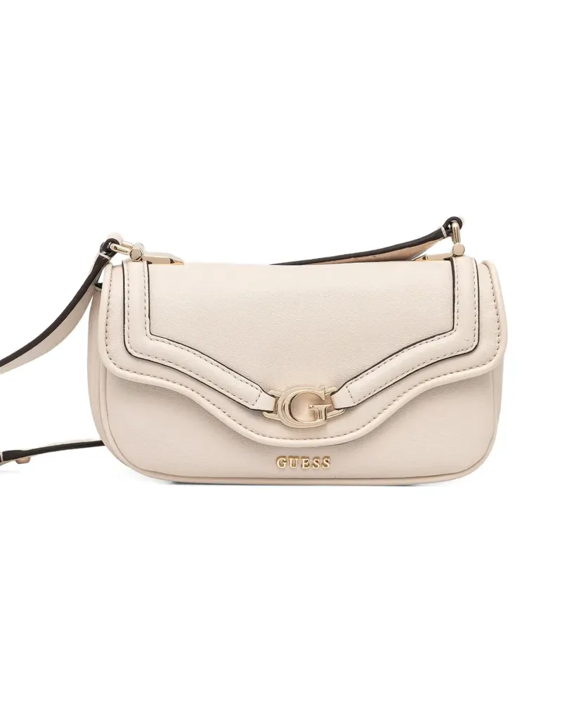 Guess Dea logo-detail cross body bag - Nude Nude