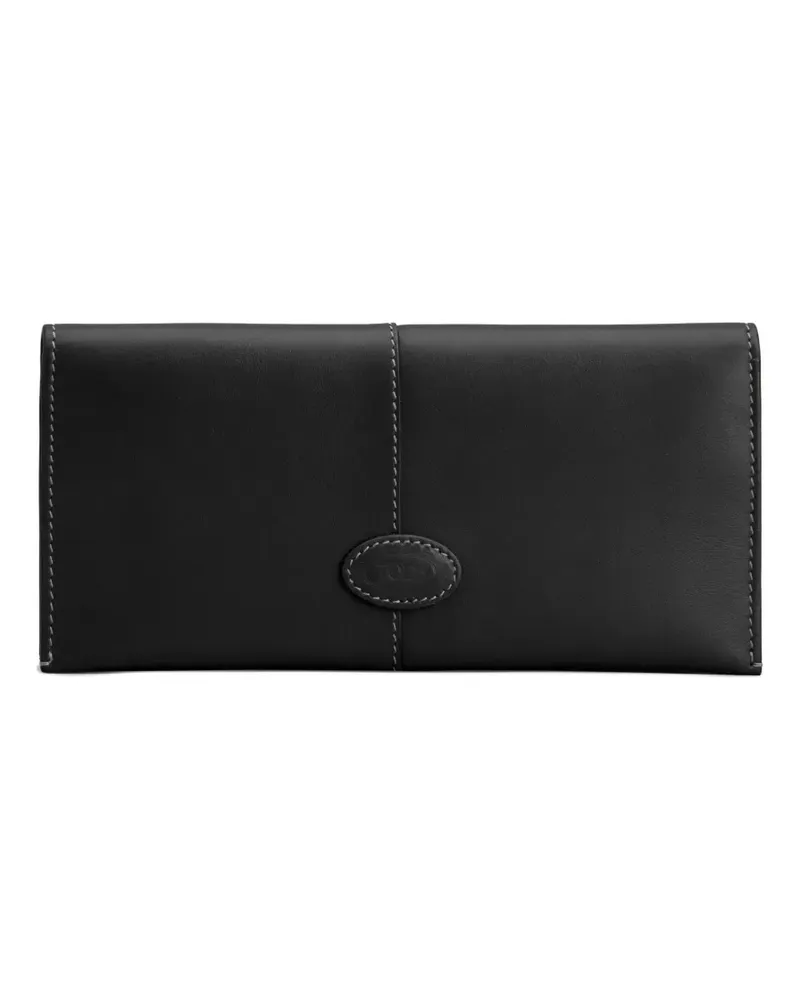 TOD'S Längliches Portemonnaie - Schwarz Schwarz