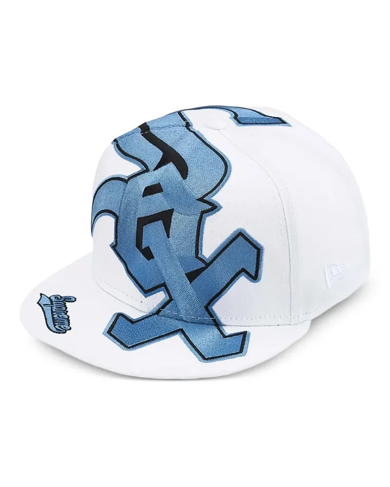 Supreme Being x Chicago White Sox Adjustable New Era Baseballkappe - Weiß Weiß
