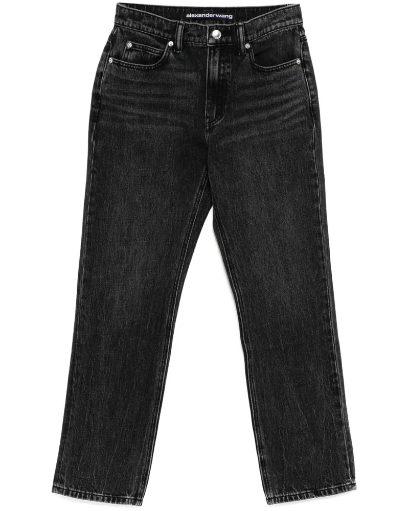 Alexander Wang Jeans mit geradem Bein - Schwarz Schwarz