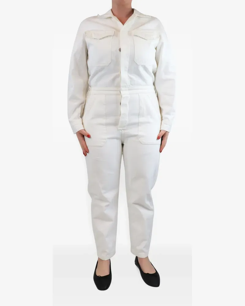 Citizens of humanity button-front jumpsuit - Weiß Weiß