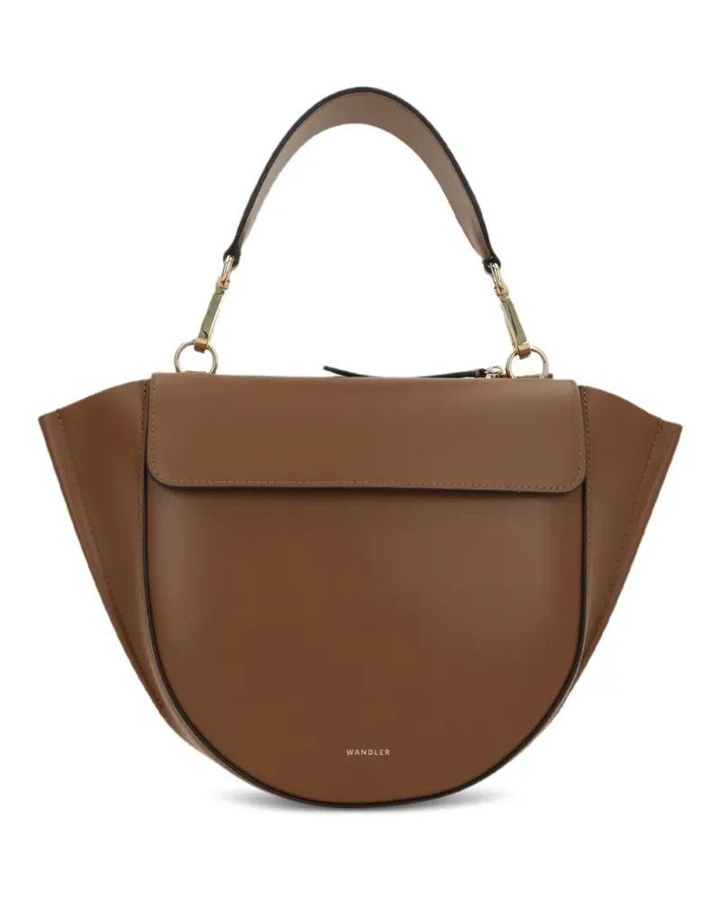 WANDLER Hortensia leather tote bag - Braun Braun