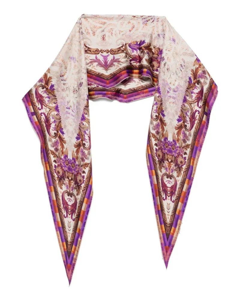 Pierre-Louis Mascia printed scarf - Nude Nude