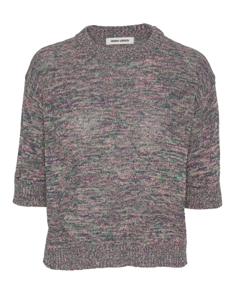 Henrik Vibskov ribbed-trim sweater - Rosa Rosa