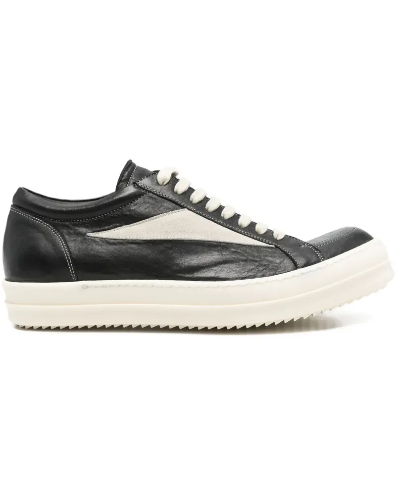 Rick Owens Klassische Sneakers - Schwarz Schwarz