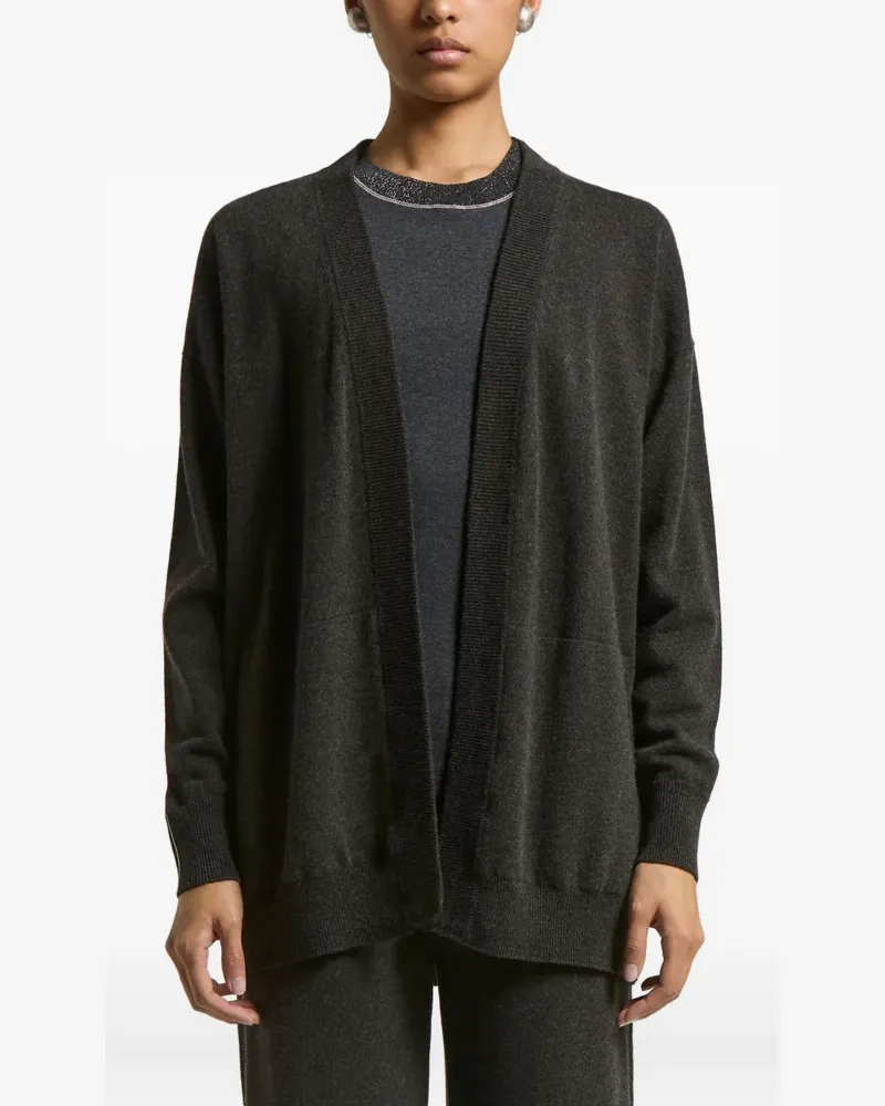 Peserico Cardigan mit Taschendetail - Braun Braun