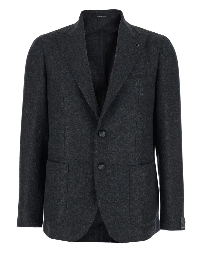 Tagliatore Sakko mit steigendem Revers - Grau Grau