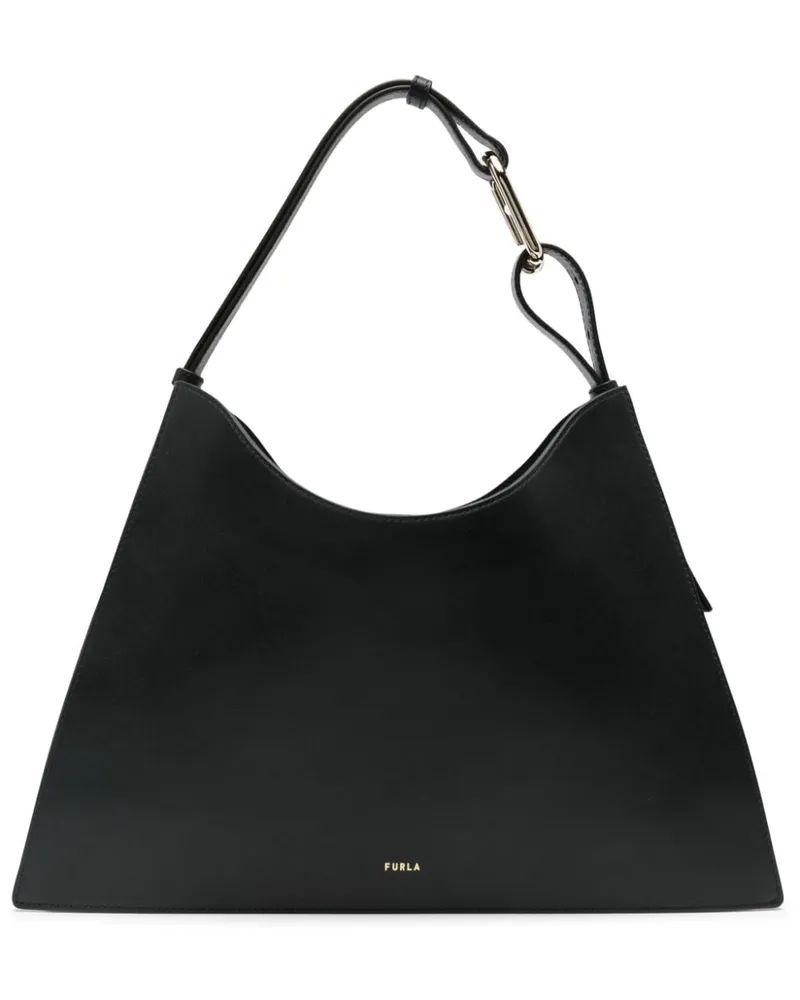 Furla Nuvola Schultertasche - Schwarz Schwarz